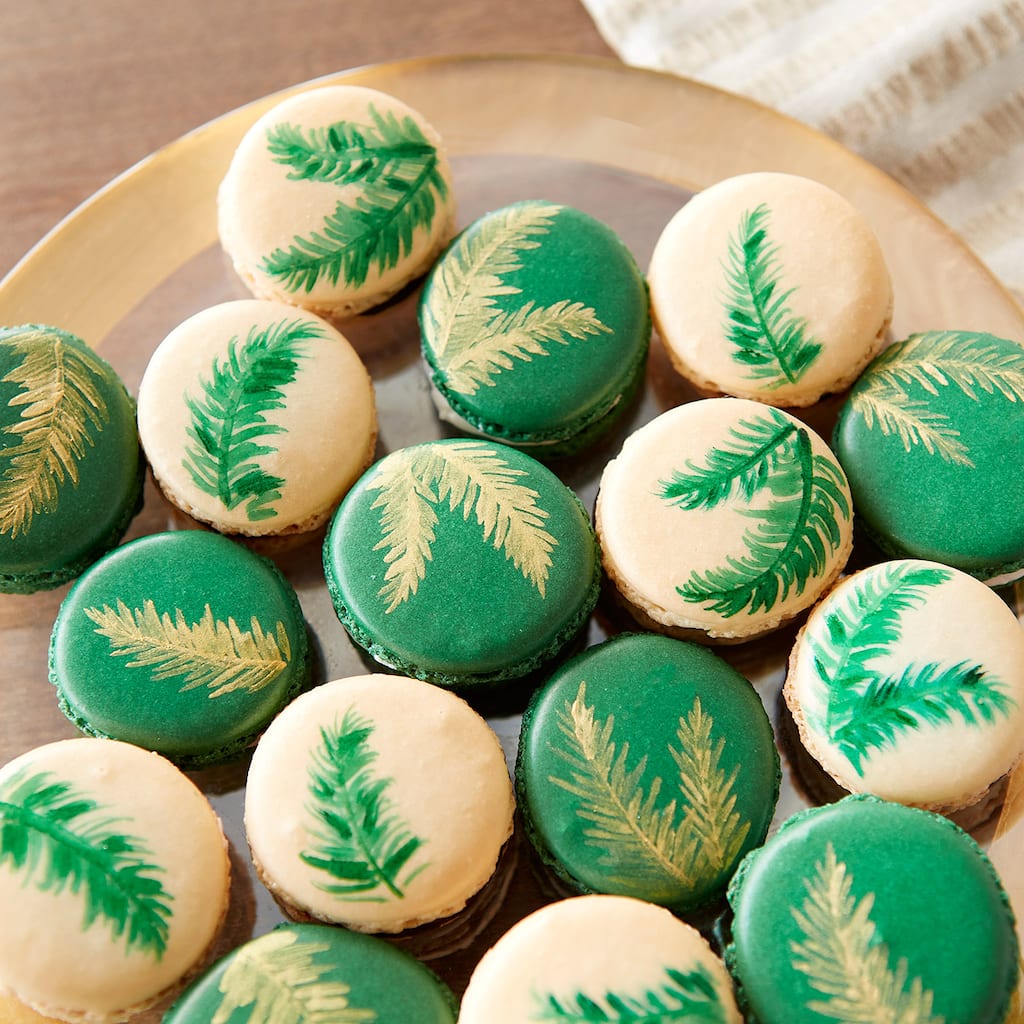 Metallic Macaroon Cookies